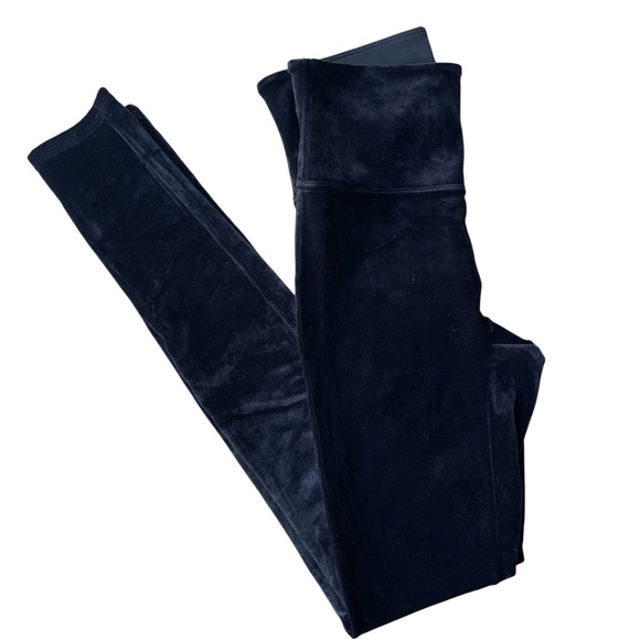 Black Velvet Leggings | SPANX | Size S - Picture 1 of 6